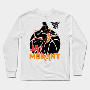 Ja Morant And The Rim Long Sleeve T-Shirt